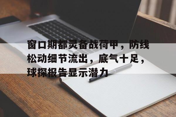 九游娱乐-关于窗口期都灵备战荷甲，防线松动细节流出，底气十足，球探报告显示潜力的信息